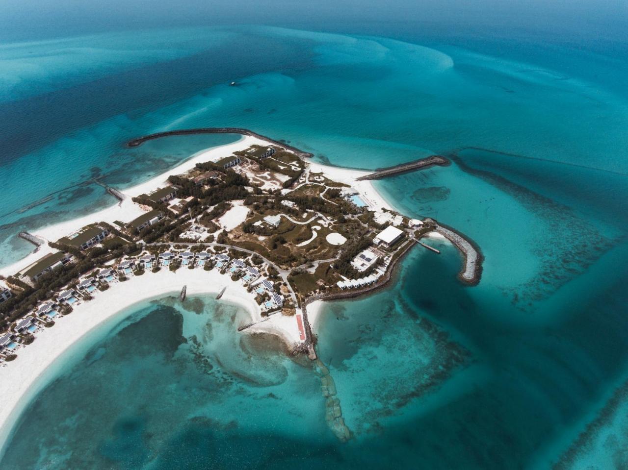 Nurai Island, Saadiyat Hotel Abu Dhabi Exterior foto Aerial view of the island